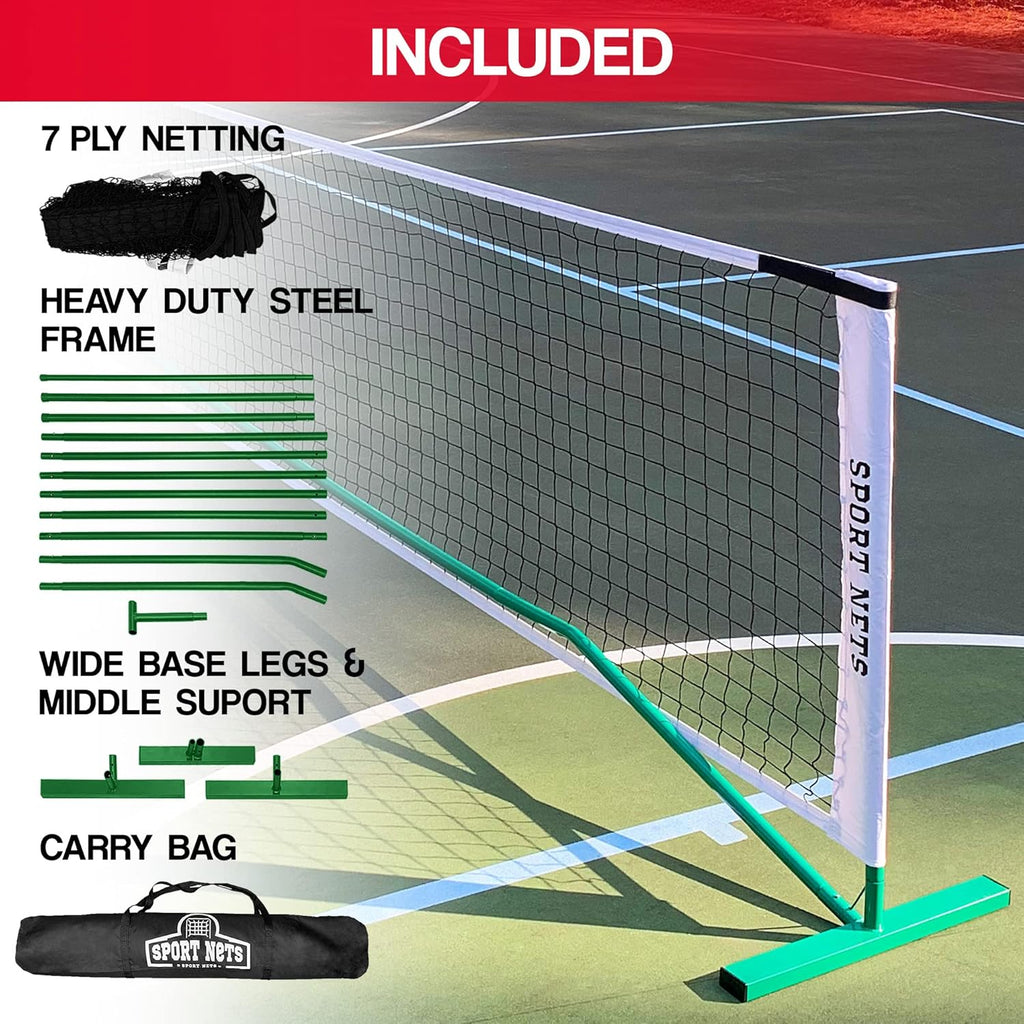 Portable Regulation Size Pickleball Net with Carrying Bag E87142