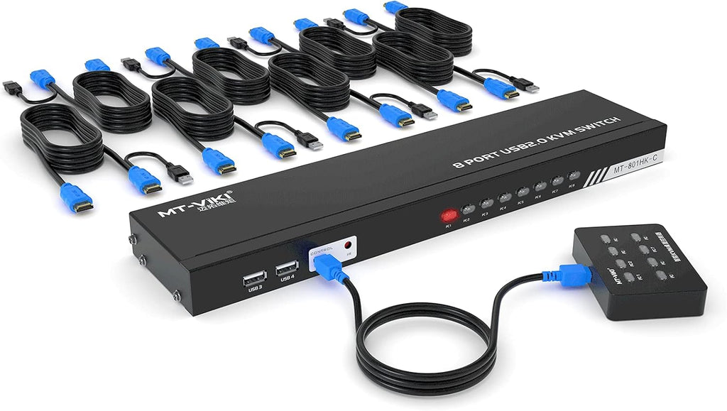 8 Ports 4K 30Hz HDMI KVM Switch N3216