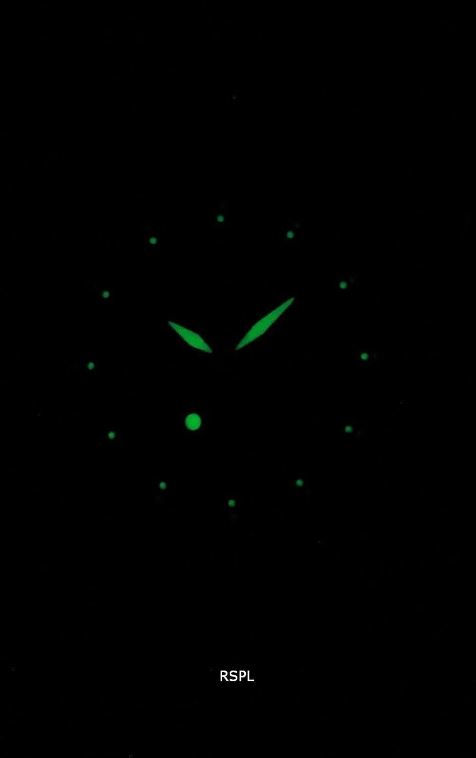 Green Canvas Stainless Steel Automatic Watch V107