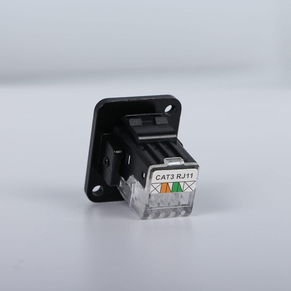 RJ11 Cat3 Female to Female Adapter Socket T973