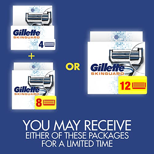 12 Blade Refills Men's Razor Blade Refill for Sensitive Skin O5895