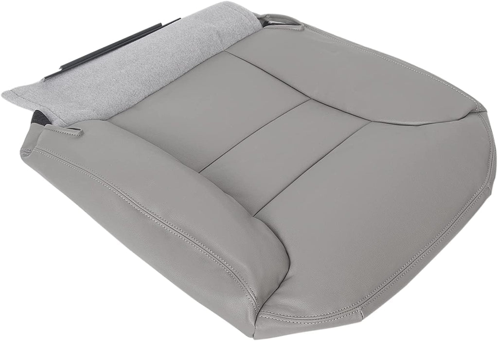 Gray Leather Front Driver Side Seat Cover Pack of 2 T16034
