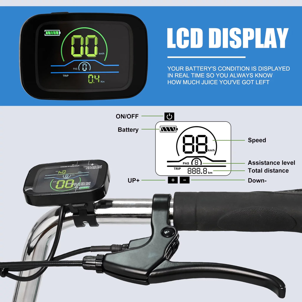 3 Wheel Electric Tricycle with Removable Lithium Battery J1847