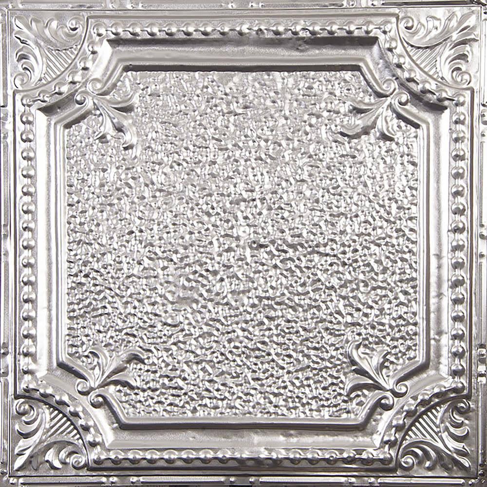 Unfinished 2 ft. x 2 ft. Nail Up Tin Ceiling Tile O7559