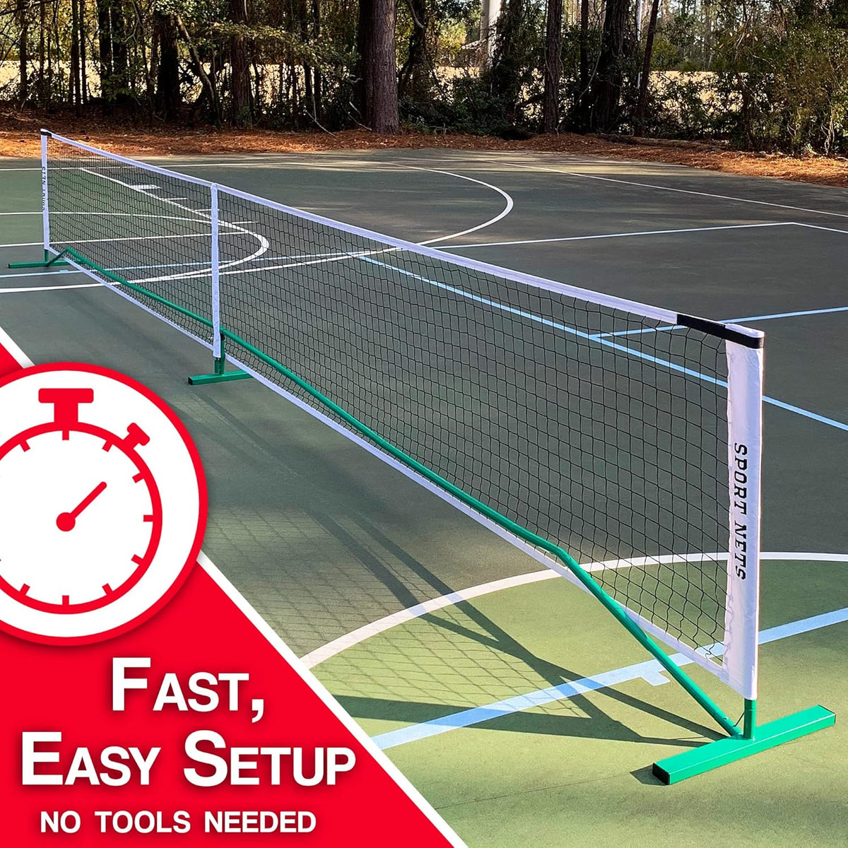 Portable Regulation Size Pickleball Net with Carrying Bag E87142
