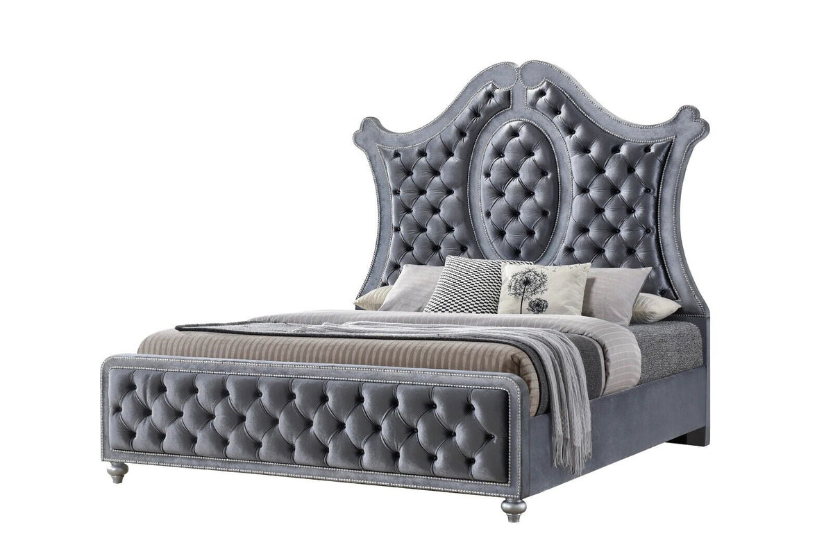 4pc Queen Size Panel Bed Set F46936