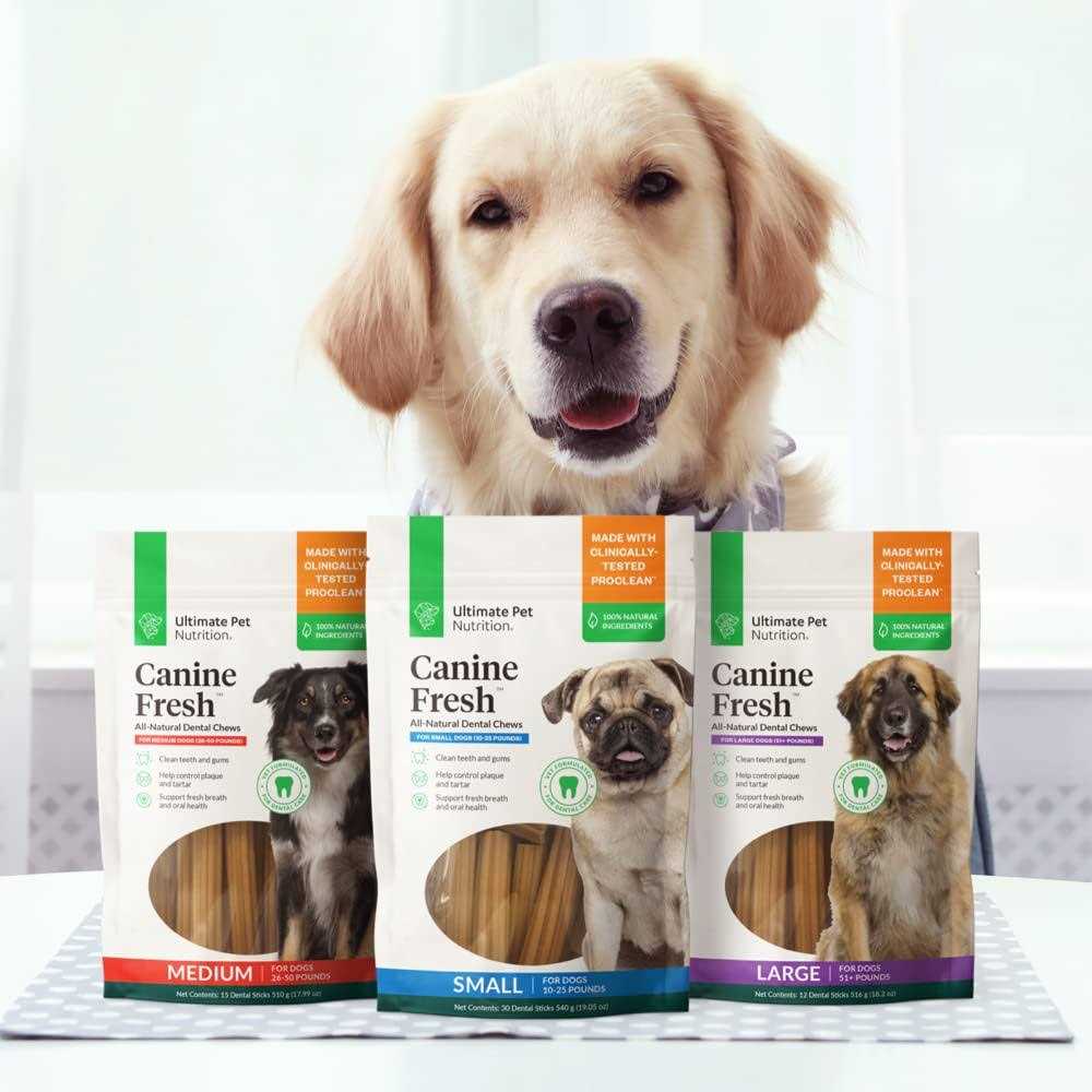 All Natural Canine Fresh Dental Chews Sticks U84897