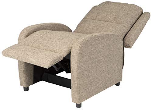 Pushback Recliner, 27.5" W x 37" D x 36.5" H, PolyHyde Upholstery I24222