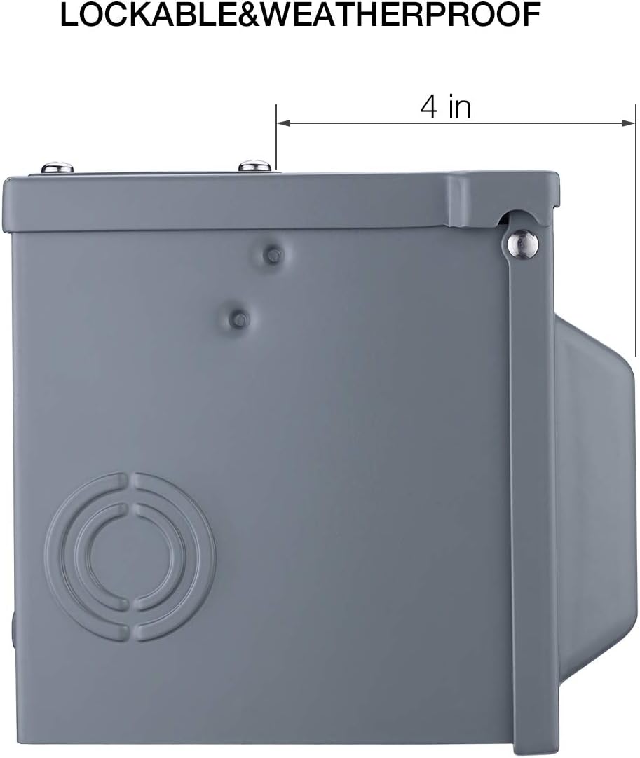50 Amp 125/250 Volt RV Power Outlet Box I119073