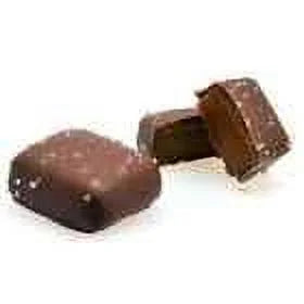 Dark Chocolate Sea Salt Caramel Squares 4lb BAG V5599