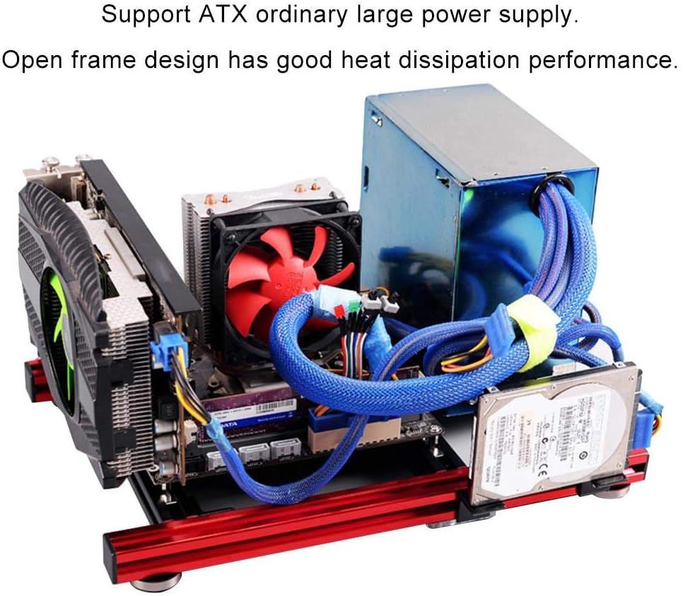 Mini ITX Open Air Frame Computer Case V15562