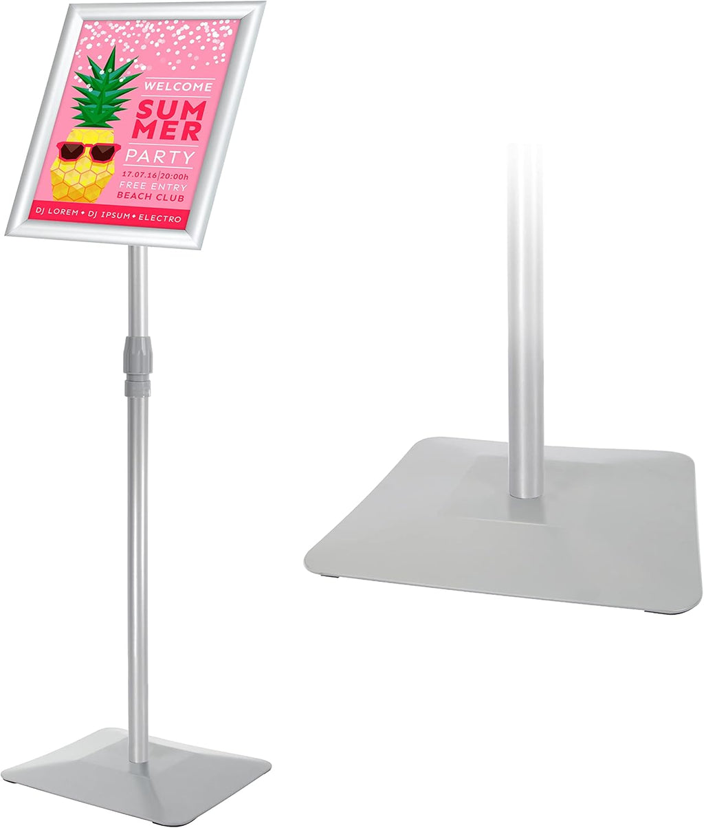 Heavy Duty Pedestal Poster Stand, 8.5x11 Sign Holder, Pack of 2 T188099