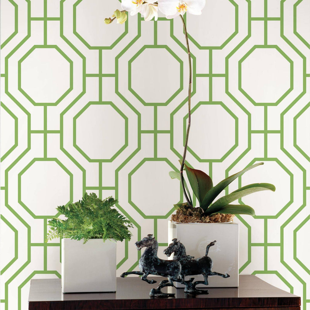 Green Ironwork Wallpaper E8775