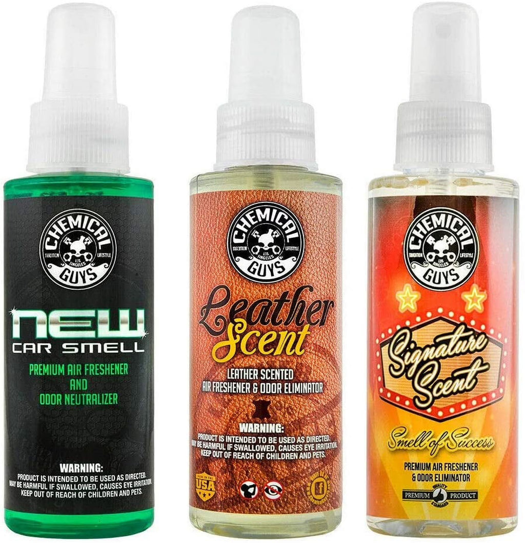 New Car Scent, Leather Scent & Signature Stripper Scent Air Freshener Kit (3) 4 oz. Bottles P865951