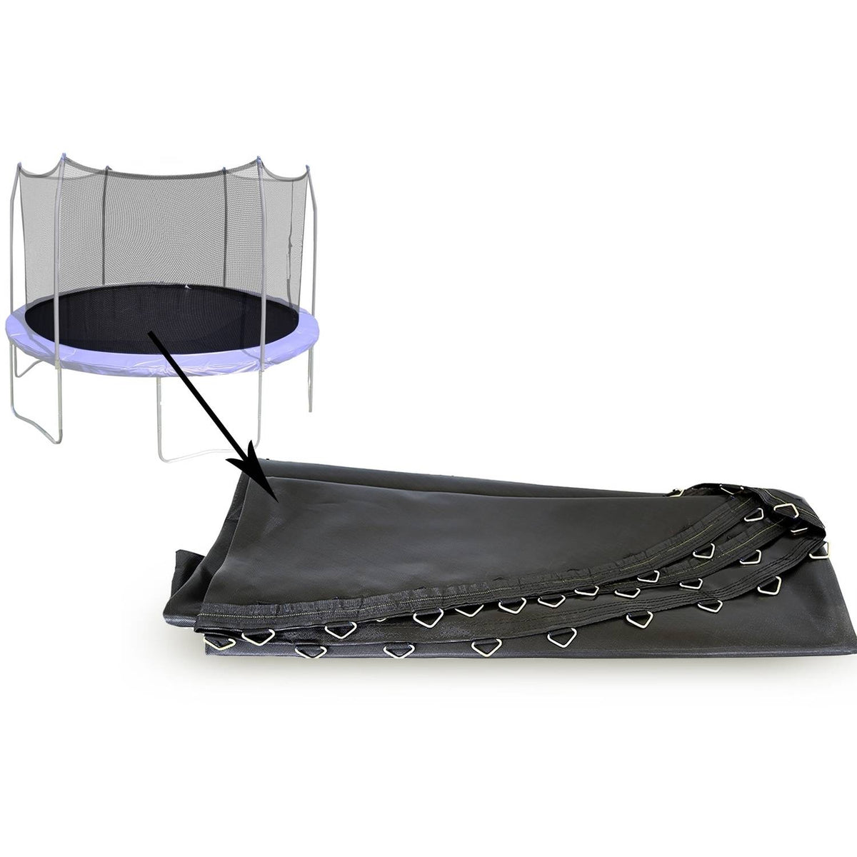 15 Foot Round Trampoline Jumping Mat I852