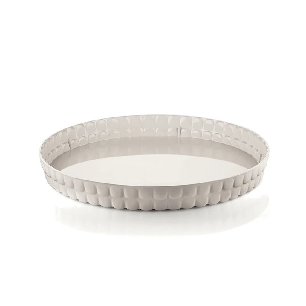 Milk white Round tray F898