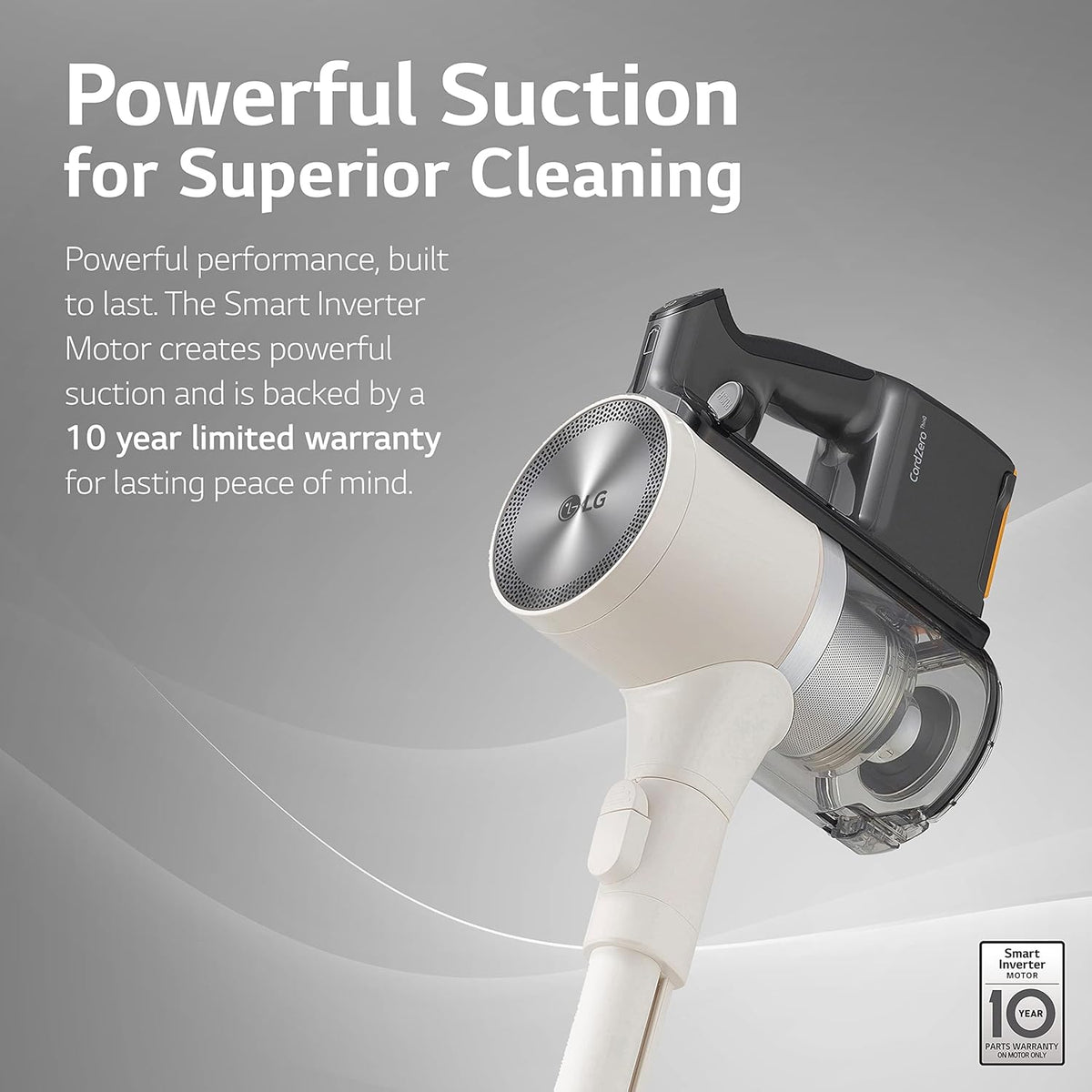 Cordless Stick Vacuum Cleaner with Extra Battery, Lightweight, Handheld, Sand Beige W66850