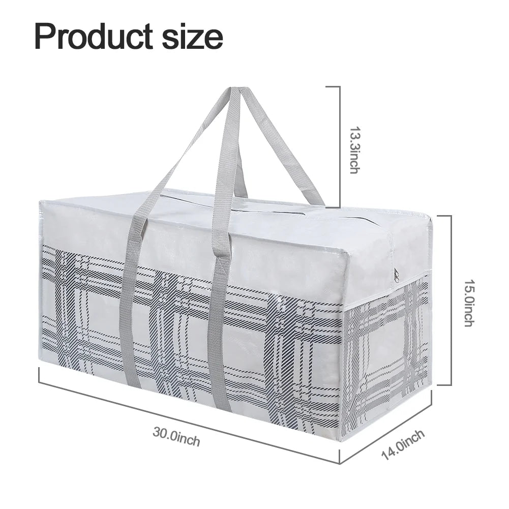 Extra Large Heavy Duty Moving Bags with Zipper and Strong Handles 8PACKS U601212