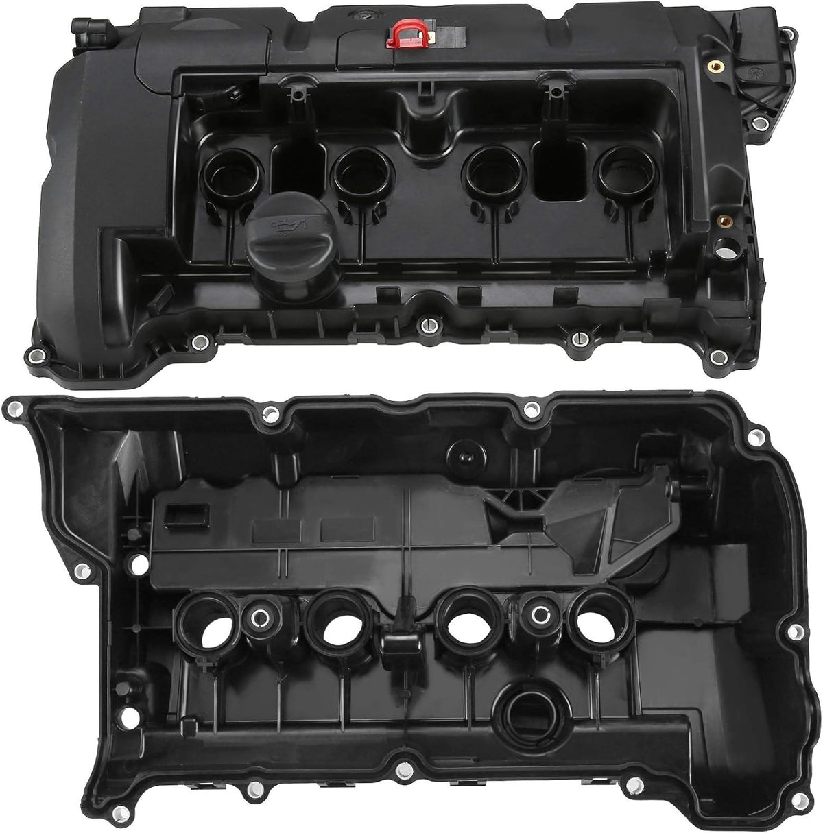 Engine Valve Cover with Gasket & Cap Compatible with Mini Cooper 1.6L DOHC K284