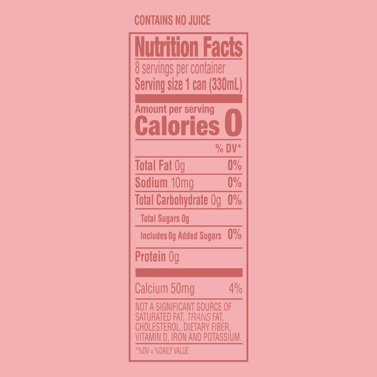 Pink Grapefruit & Citrus Flavored Mineral Water with CO2 Added, 8 Pack of 11.15 Fl Oz Cans R514361