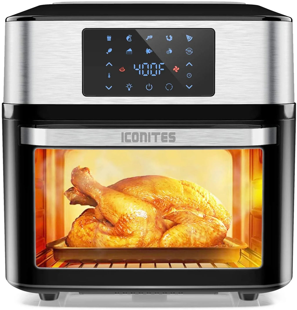 10-in-1 20 Quart Air Fryer Toaster Oven Combo with Rotisserie Dehydrator P595720