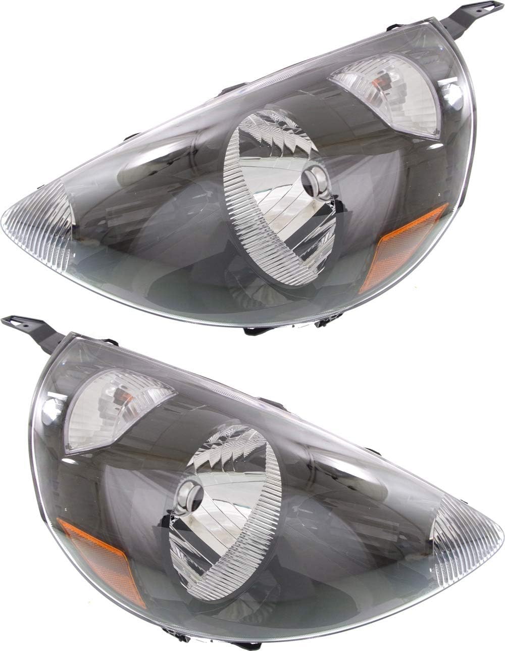 Black Halogen Headlight Set J1756