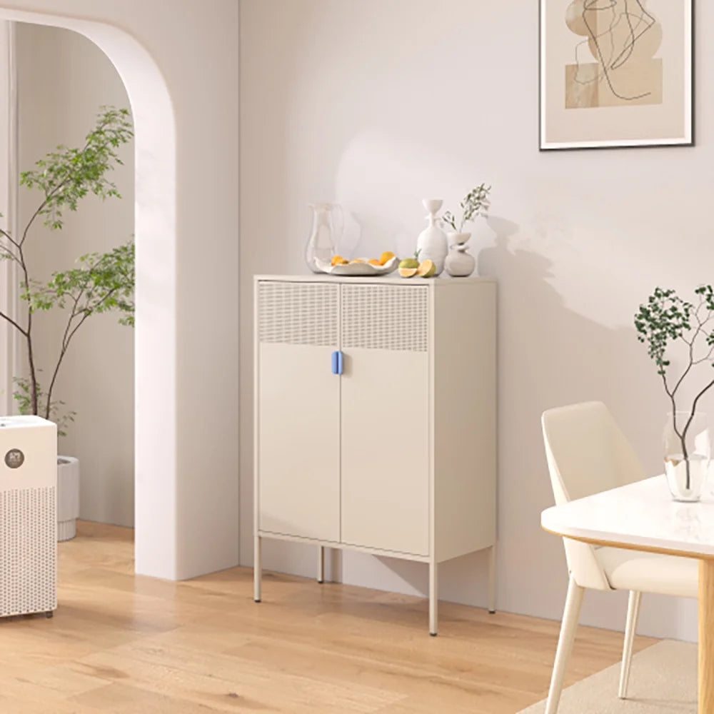 White 2-Door Metal Storage Cabinet A99197