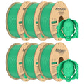 Green PLA+ Filament 1.75mm 1KG 6 Rolls H609