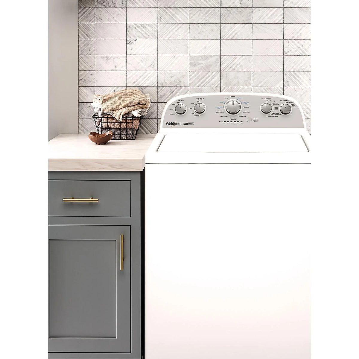 3.8 Cu Ft Top Load Washer with Removable Agitator F6370