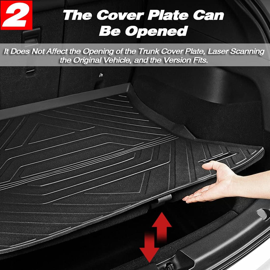 Black Pack of 2 TPE Trunk Mat T846695
