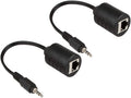 2Pack Stereo RCA to Stereo RCA Audio Extender Over Cat5 (2X RCA to RJ45 Female) L261