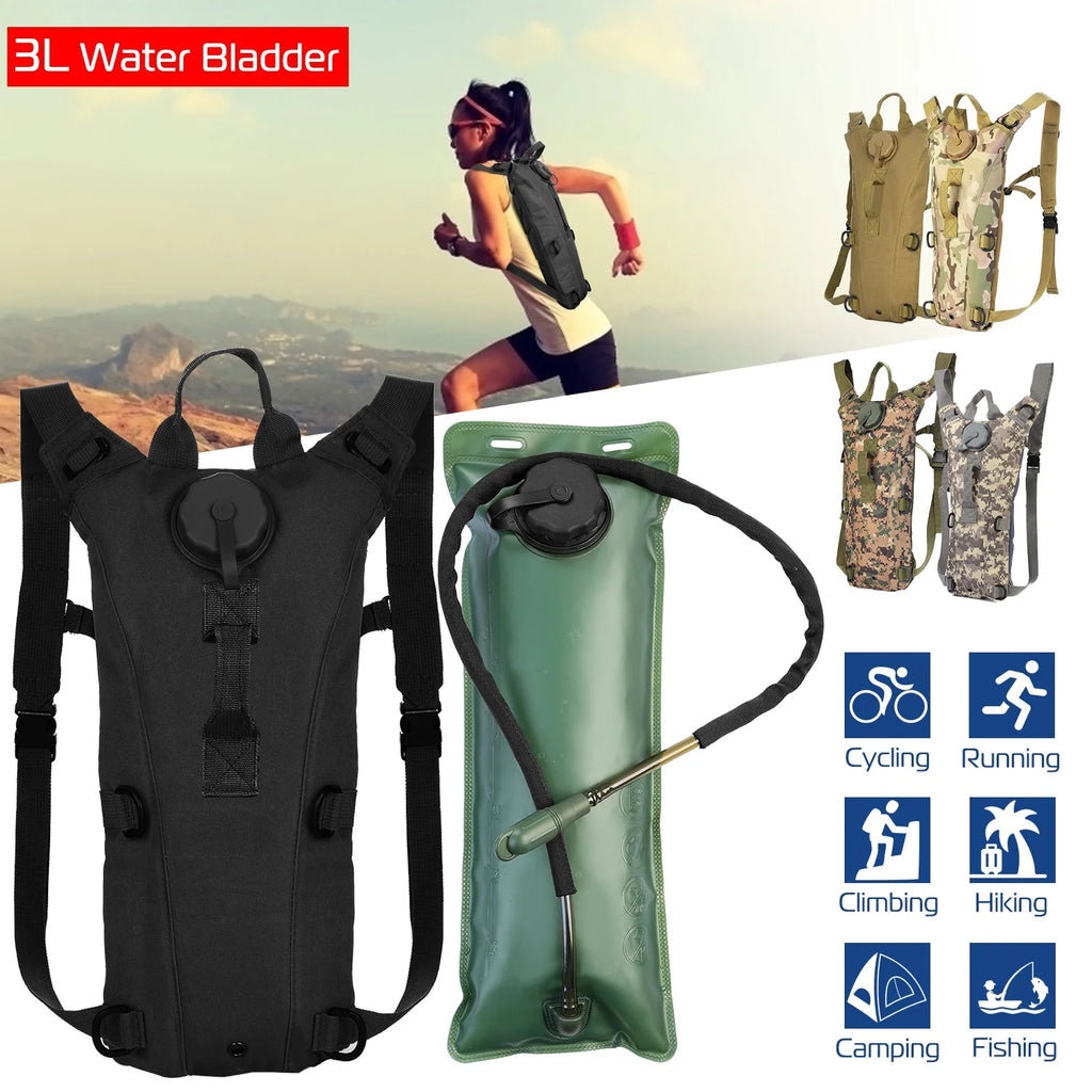 Black 3L Hydration Backpack G22818