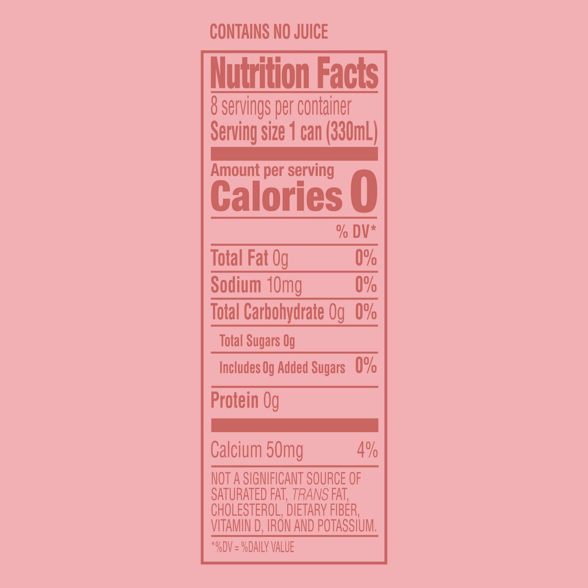 Pink Grapefruit & Citrus Flavored Mineral Water with CO2 Added, 8 Pack of 11.15 Fl Oz Cans R514361