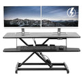 42 inch Black Height Adjustable Desk Converter W222058