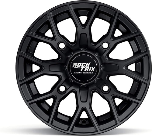 14x7 Matte Black ATV Wheels Rims Set of 4 R188667