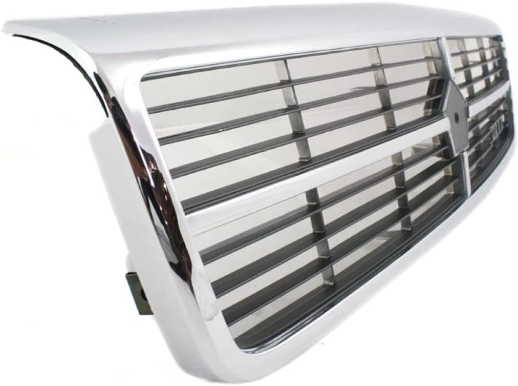 Chrome Shell Grille Assembly with Painted Black Insert X22854