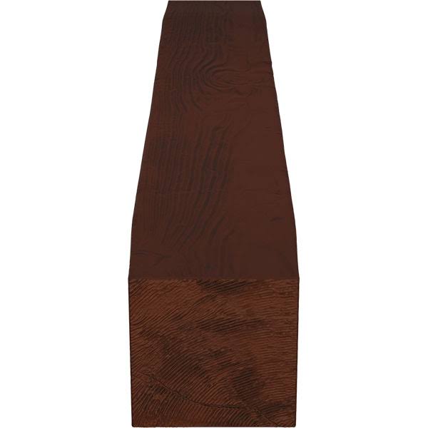 Sandblasted Faux Wood Fireplace Mantel, Natural Pecan Q672