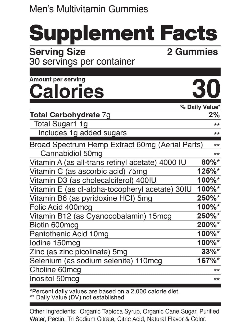 Multivitamin CBD Gummies X692