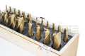 20 Pc H.S.S. Tin Coated End Mill Set, Metric Size, 2 Flute and 4 Flute Q515