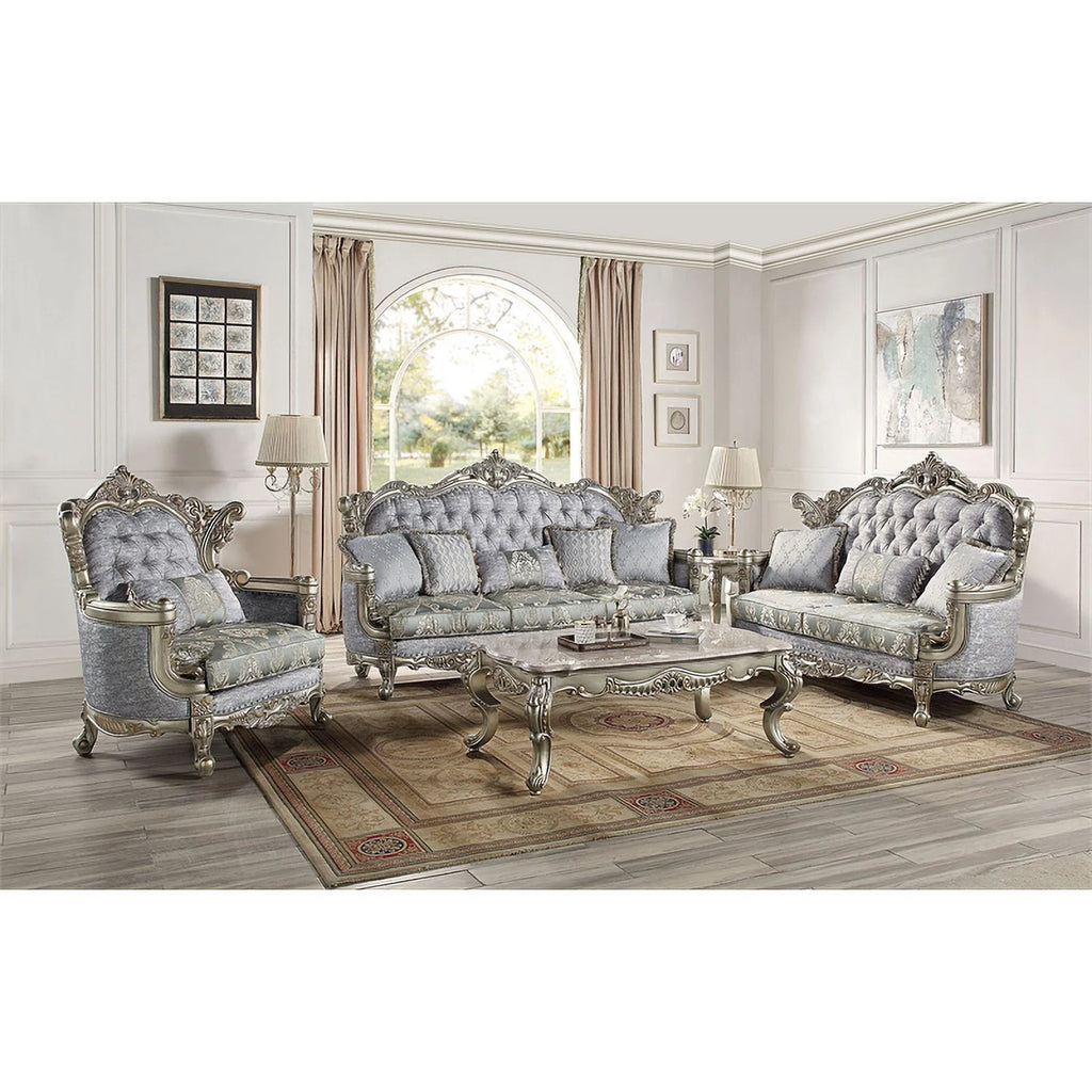 Marble & Wood Coffee Table S3399