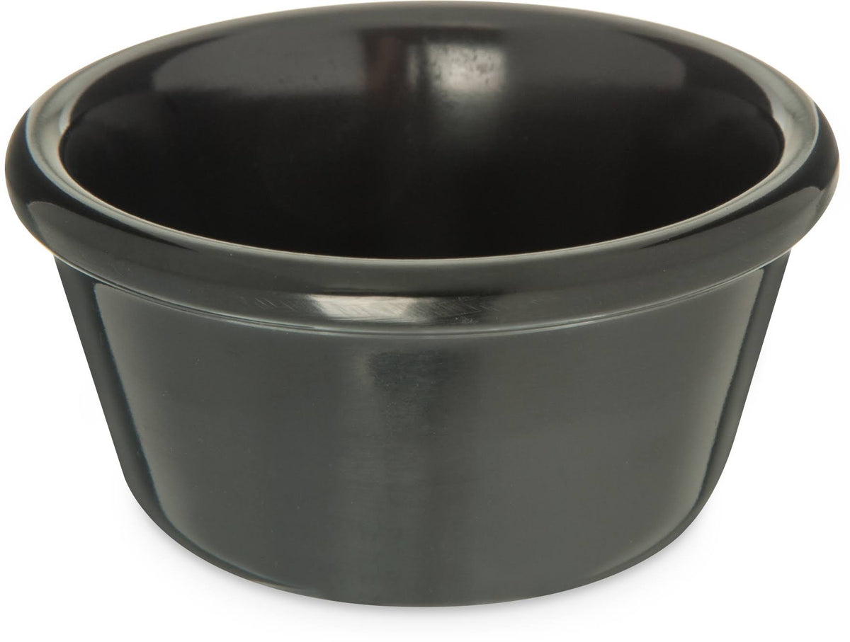 Black 3 oz Melamine Ramekin H6962