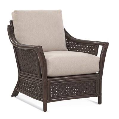 32x22 Wide Armchair Green and Blue Stripe G835