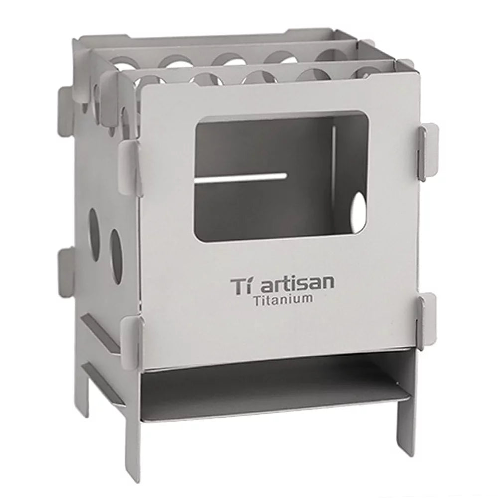 Portable Foldable Titanium Wood Burning Stove U5244