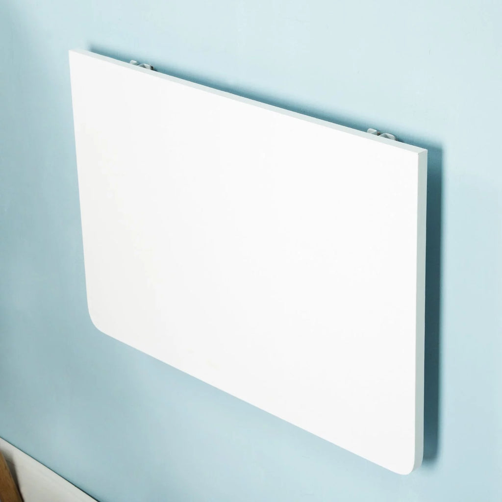 Wall-Mounted Drop-Leaf Folding Table White M59414