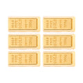 Miniature Gold Bar Doll House Furnishings R1964