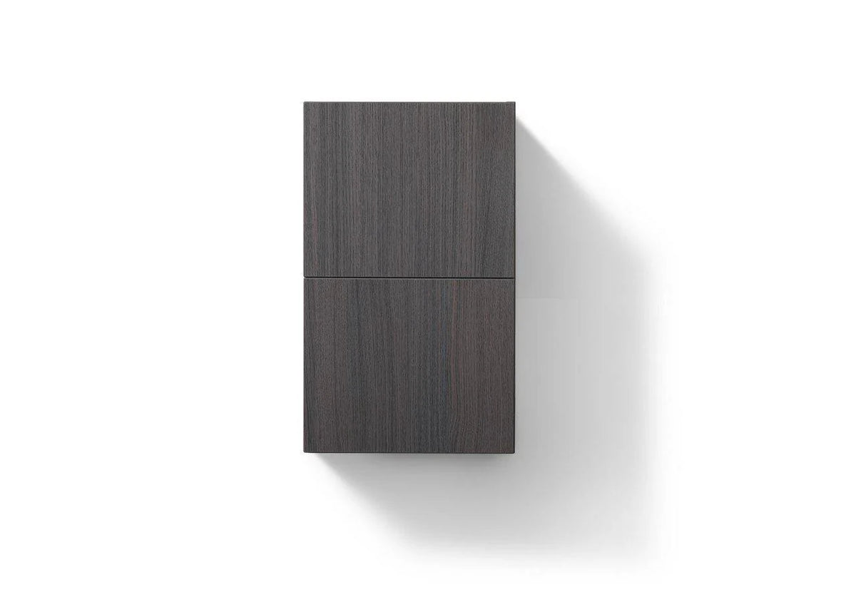 14 Wide by 24 High Linen Side Cabinet With One Door in Gray Oak Finish O5987