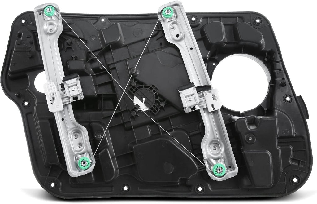 Electric Power Window Regulator Without Motor With Panel Compatible with Hyundai Sonata 2011-2014 Sedan Front Right Passenger Side Pack of 2 F333