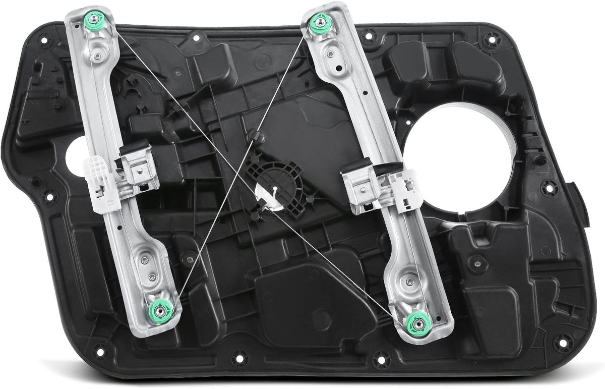 Electric Power Window Regulator Without Motor With Panel Compatible with Hyundai Sonata 2011-2014 Sedan Front Right Passenger Side Pack of 2 F333