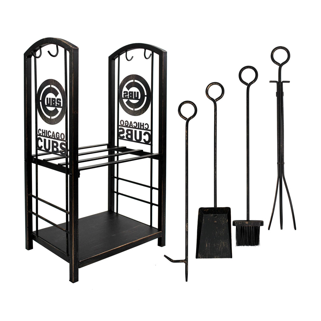 Fireplace Wood Holder & Tool Set Q555