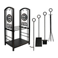 Fireplace Wood Holder & Tool Set Q555